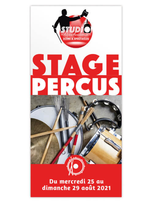 Stage de percussions - Août 2020 - Studio Alpes Académie