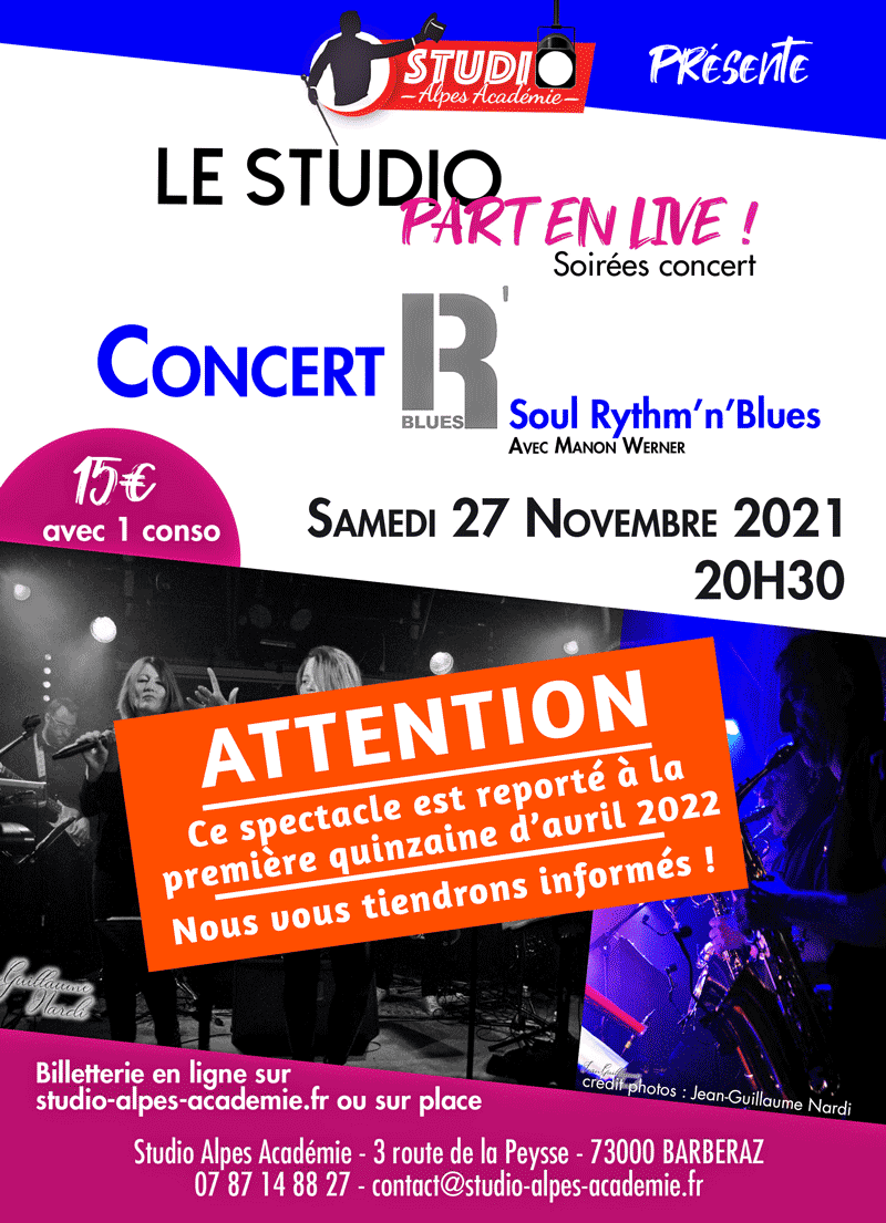 R'Blues - Concert Livve au Studio Alpes Académie