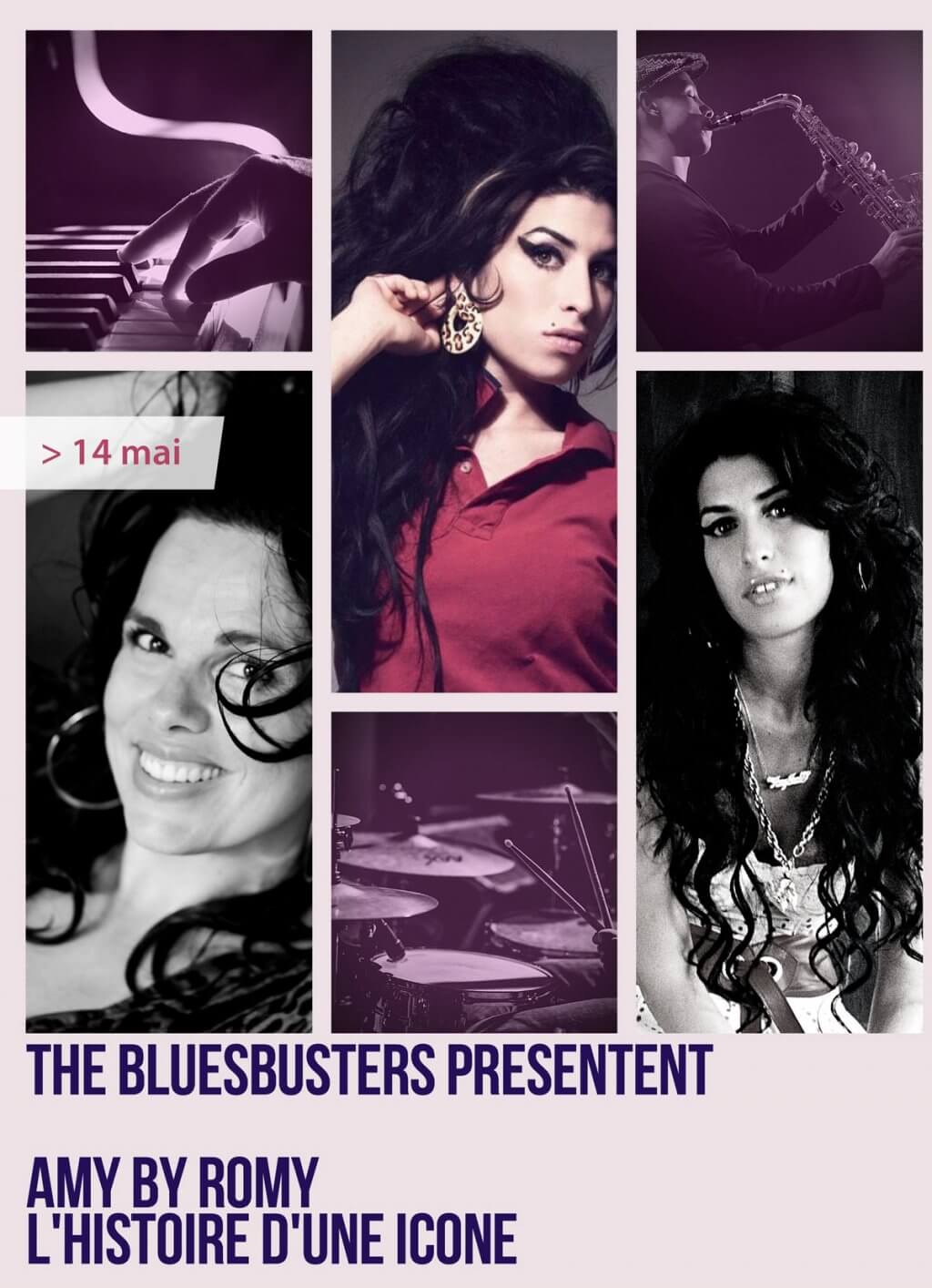 Amy by Romy - Hommage à Amy Winehouse - Romina STEFANSKI & Blues Busters - Un événement de Studio Alpes Académie