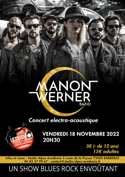 MANON WERNER BAND en électro-acoustique au STUDIO Alpes Académie