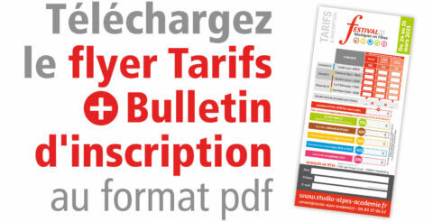 Télécharger le flyer Tarifs + Bulletin d'inscription au FESTIVAL Musiques en Fêtes - Du 22 au 24 mars 2023